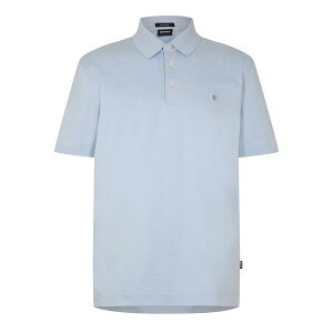 �{�X �����Y �g�b�v�X �|���V���c �R�b�g�� Boss Cotton Polo Shirt Lt Pas Blue 454 �u���[