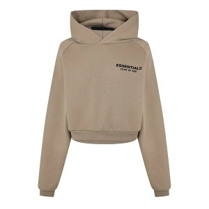 �t�B�A�I�u�S�b�h ���f�B�[�X �A�E�^�[ �p�[�J�[�E�X�E�F�b�g ���S �p�[�J�[ FEAR OF GOD ESSENTIALS Back Logo Over The Head Hoodie Desert Sand �T���h