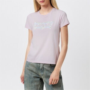 ���[�o�C�X ���f�B�[�X �g�b�v�X T�V���c �v�����g �V���c Levis Print T-Shirt Floral Lilac ���C���b�N