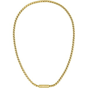 {X Y ANZT[ lbNXE`[J[Ey_ggbv [X Gents BOSS Doran Light Yellow Gold IP Necklace Gold S[h
