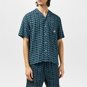 [XibN Y gbvX Vc Navy Combo 1178 MOOSE KNUCKLES Moose Bay SS Shirt Sn52