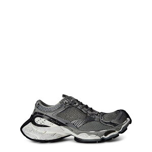 �o�����V�A�K ���f�B�[�X �V���[�Y �X�j�[�J�[ BALENCIAGA Bal Stapler Snkr Ld52 Grey/Silver/Blk �O���[