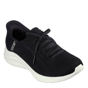 XPb`[Y fB[X V[Y Xj[J[ Skechers Slip-ins Ultra Flex 3.0 - Brilliant Blk Knit/Wht Tr
