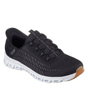 XPb`[Y fB[X V[Y Xj[J[ Skechers Slip In Glide Step Tranq Womens Trainers Black/White/Gum zCg