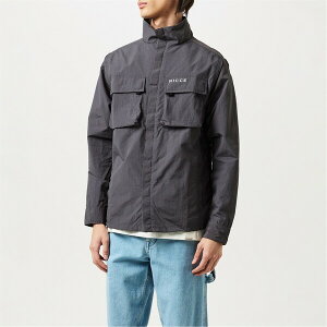 �j�b�`�F �����h�� �����Y �g�b�v�X �V���c Nicce Statlo Overshirt Mens Coal