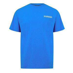 �i�p�s�� �����Y �g�b�v�X T�V���c �O���t�B�b�N Napapijri Graphic T-shirt Blue B2W �u���[
