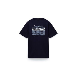 �i�p�s�� �����Y �g�b�v�X T�V���c �O���t�B�b�N Napapijri Graphic T-shirt Navy 176 �l�C�r�[