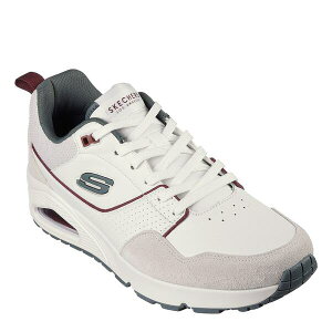 �X�P�b�`���[�Y �����Y �V���[�Y �X�j�[�J�[ �X�G�[�h ���U�[ Skechers Leather Duraleather And Suede Ove Runners Mens Green/White �z���C�g