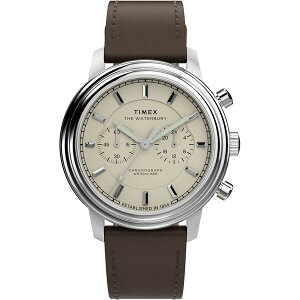 ^CbNX Y ANZT[ rv Timex Waterbury Watch Cream/Silver N[
