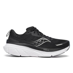 �T�b�J�j�[ ���f�B�[�X �V���[�Y �X�j�[�J�[ Saucony Guide 18 Running Shoes Womens Black/White �z���C�g