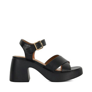 �f���[�������h�� ���f�B�[�X �V���[�Y �T���_�� Dune London Jolanda Sandals Black �u���b�N