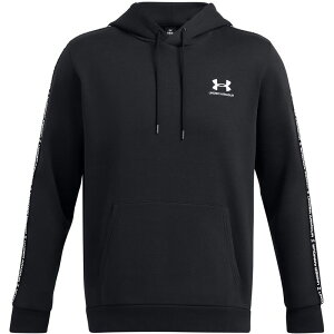 A_[A[}[ Y AE^[ p[J[EXEFbg t[X Under Armour Armour Ua Icon Fleece Hd Taping Hoody Mens Black ubN
