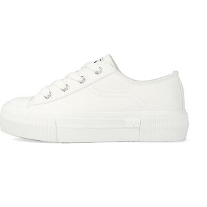 [ fB[X V[Y Xj[J[ Lee Isla Canvas Low Trainers Womens White zCg