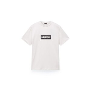 �i�p�s�� �����Y �g�b�v�X T�V���c ���S Napapijri S-Box Logo SS Tee White Whisper �z���C�g