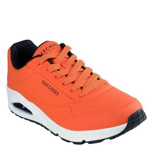 XPb`[Y Y V[Y Xj[J[ Skechers UNO Stand On Air Mens Trainers Orange/White zCg