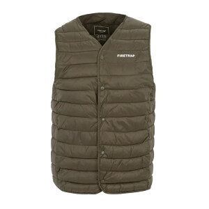 �t�@�C���[�g���b�v �����Y �A�E�^�[ �x�X�g �W�� Firetrap Mens Gilet Army Green �O���[��