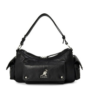 �J���S�[�� ���f�B�[�X �o�b�O �n���h�o�b�O �~�j Kangol Mini Utillity Shoulder Bag Black �u���b�N