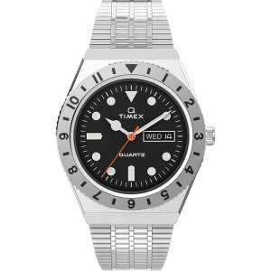 ^CbNX Y ANZT[ rv Timex Q Diver Sn54 Black/Steel ubN