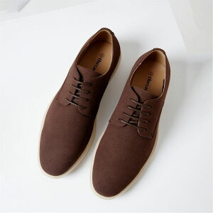 �X���[�h�x�A �����Y �V���[�Y �u�[�c�E���C���u�[�c �X�G�[�h Threadbare Faux Suede Desert Shoes Chocolate �`���R���[�g