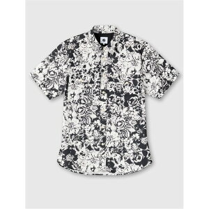 �v���e�B�O���[�� �����Y �g�b�v�X �V���c Pretty Green PG Molineux SS Sn53 Black �u���b�N