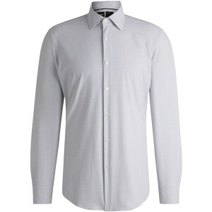 �{�X �����Y �g�b�v�X �V���c �I�b�N�X�t�H�[�h Boss P-Hank-Kent-C1-222 10265096 01 Oxford Shirt Mens Medium Grey �O���[
