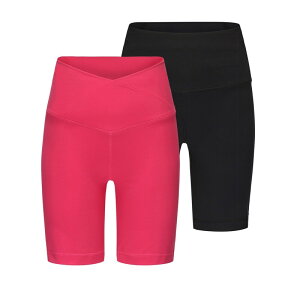 �X���Z���W���[ ���f�B�[�X �{�g���X �n�[�t�p���c�E�V���[�c Slazenger Cyc Short 2pk Ld62 Raspberry/Black �u���b�N