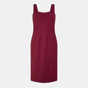 �{�X ���f�B�[�X �g�b�v�X �����s�[�X �{�f�B�R�������s�[�X Boss Dizena 10254934 01 Bodycon Dress Womens Dark Red ���b�h
