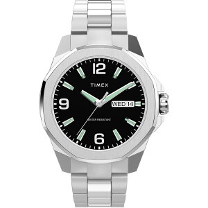 ^CbNX Y ANZT[ rv Timex Trend Watch Black/Silver ubN