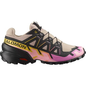 T fB[X V[Y Xj[J[ Salomon Speedcross 6 Women's Trail Running Shoes Beige/Pink sN