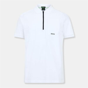 �{�X �����Y �g�b�v�X �|���V���c Boss Polo Urban Tech 10272447 01 White �z���C�g