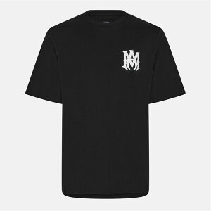 �A�~�� �����Y �g�b�v�X T�V���c Amiri MA Tee Sn54 Black �u���b�N