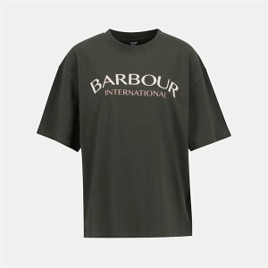 �o�u�A�[ ���f�B�[�X �g�b�v�X �V���c T�V���c Barbour International B.Int Cali T-Shirt Ld53 Envy