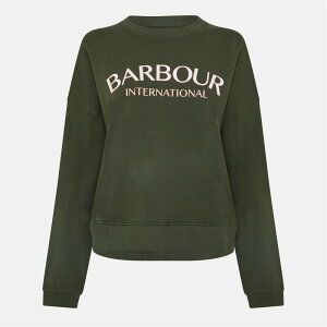 �o�u�A�[ ���f�B�[�X �A�E�^�[ �p�[�J�[�E�X�E�F�b�g Barbour International B.Int Cali Sweats Ld53 Envy