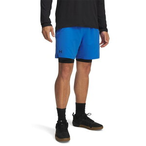 A_[A[}[ Y {gX n[tpcEV[c V[gpc Under Armour Vanish 2-in-1 Shorts Mens Blue Atlantis u[