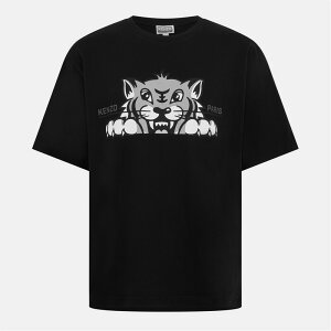 �P���]�[ �����Y �g�b�v�X T�V���c KENZO KNZO Hpy Tiger Tee Sn54 Black 99J �u���b�N
