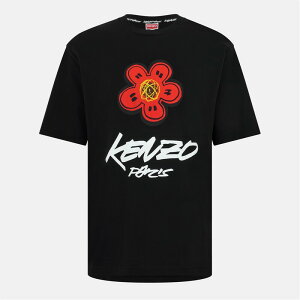 �P���]�[ �����Y �g�b�v�X T�V���c KENZO KNZO Futura Tee Sn54 Black 99J �u���b�N