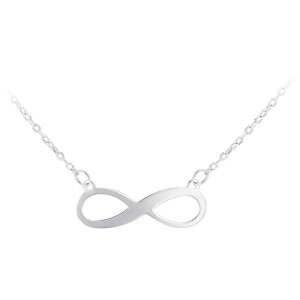 r[ [ fB[X ANZT[ lbNXE`[J[Ey_ggbv [X Be You 9ct White Gold Infinity Necklace White Gold zCg
