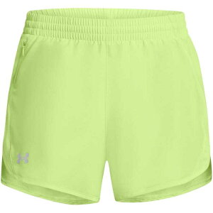 A_[A[}[ fB[X {gX n[tpcEV[c V[gpc Under Armour Armour Ua Fly By 3'' Shorts Gym Short Womens Green O[