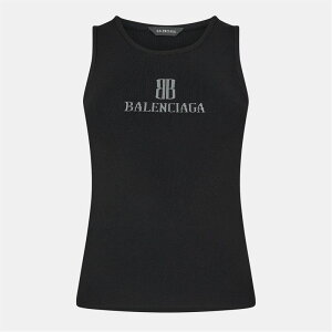 �o�����V�A�K ���f�B�[�X �g�b�v�X �V���c �x�X�g BALENCIAGA Bal BB Vest Ld53 Black �u���b�N