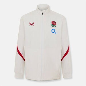 �J�X�g�� �����Y �A�E�^�[ �W���P�b�g�E�u���]�� �W���P�b�g Castore England Anthem Jacket 2025 Adults White Red �z���C�g