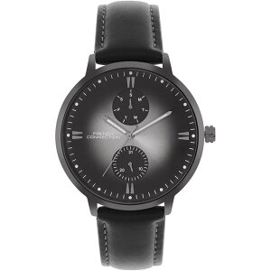 yz t`RlNV Y rv ANZT[ connection Opus Black Round Dial Mens Mult Function Watch Black