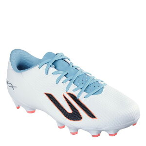 �X�P�b�`���[�Y �����Y �V���[�Y �X�j�[�J�[ �u�[�c Skechers SKX.2 Academy Adults Firm Ground Football Boots White/Blue �z���C�g