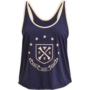 A_[A[}[ fB[X gbvX Vc xXg Under Armour Armour Pjt Rck Q3 Arena Tank Gym Vest Womens Blue u[