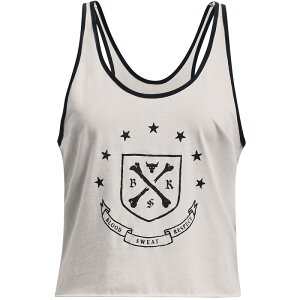 A_[A[}[ fB[X gbvX Vc xXg Under Armour Armour Pjt Rck Q3 Arena Tank Gym Vest Womens White zCg
