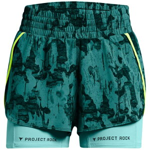 A_[A[}[ fB[X {gX n[tpcEV[c Under Armour Armour Pjt Rck Flex St Pt Gym Short Womens Green O[