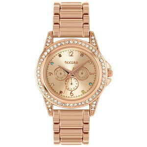�e�B�b�J�[�Y �����Y �A�N�Z�T���[ �r���v Tikkers Grls Multi Stne D Rose Gold �S�[���h