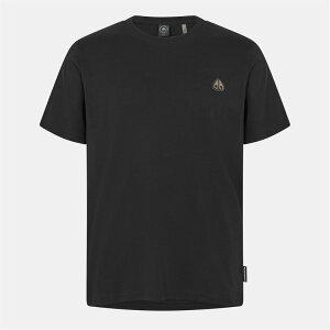 [XibN Y gbvX TVc Black 292 MOOSE KNUCKLES Moose Crescent Tee Sn54