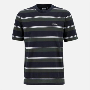 �o�u�A�[ �����Y �g�b�v�X T�V���c Barbour International Bruce Striped T-Shirt Black �u���b�N