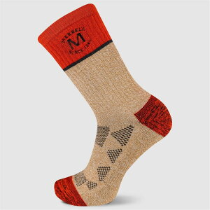 ������ �����Y �A���_�[�E�F�A �C�� Merrell Moab Hiking Crew Sock Mens Red ���b�h