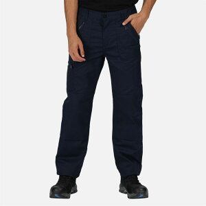 Kb^ Y {gX JWApc Navy Regatta Pro Action Workwear Trousers (Short Leg)